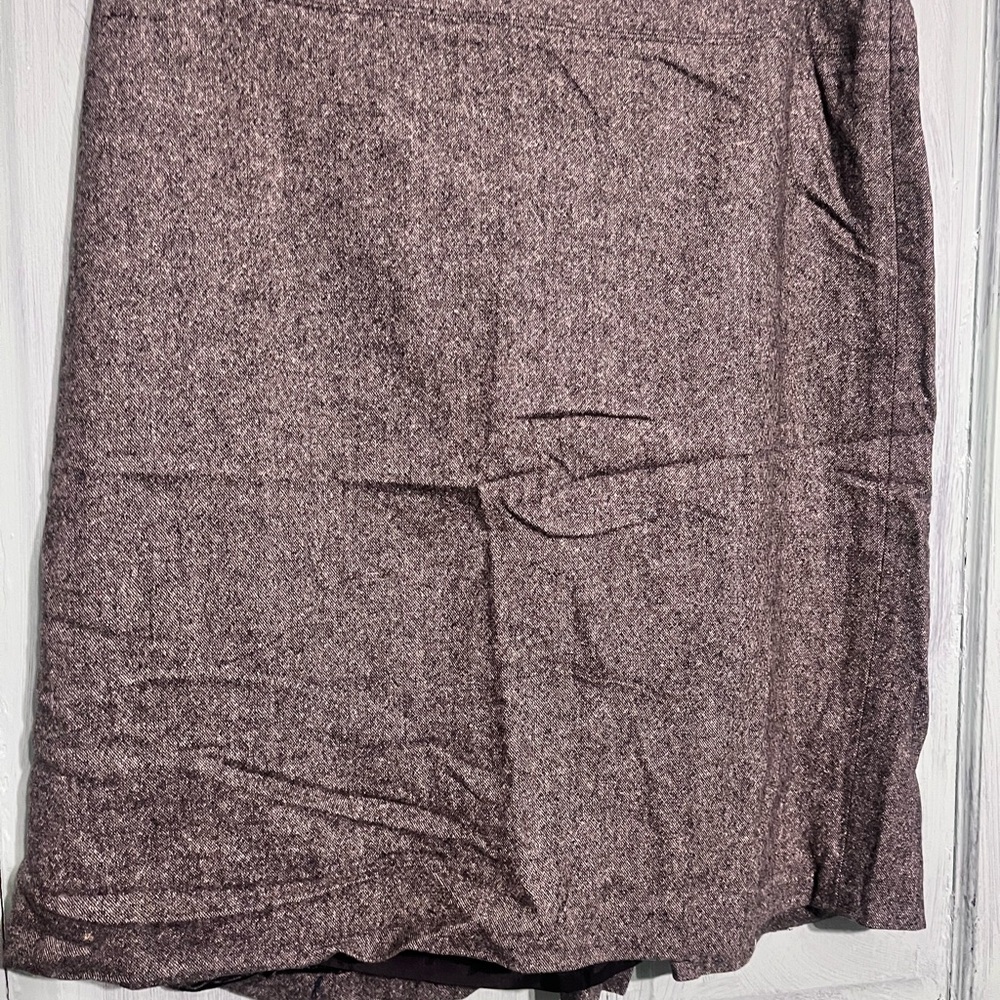 LOFT Heathered Purple Pencil Skirt